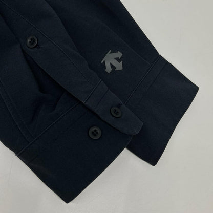 DESCENTE デサント 【ALLTERRAIN I/O】DU5SLSI1M ネイビー ソロテックスロングスリーブレギュラーカラーシャツ トップス