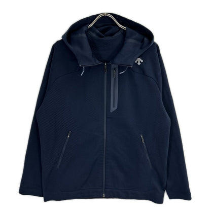 DESCENTE デサント DJMXGF12 ネイビー テックジャガード フーディージャケット ジャケット