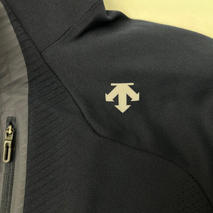 DESCENTE デサント DJMXGF12 ネイビー テックジャガード フーディージャケット ジャケット