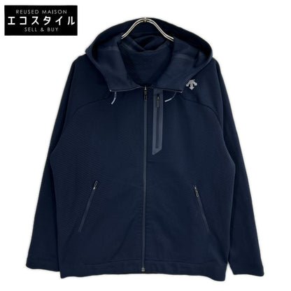 DESCENTE デサント DJMXGF12 ネイビー テックジャガード フーディージャケット ジャケット