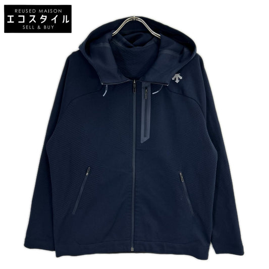 DESCENTE デサント DJMXGF12 ネイビー テックジャガード フーディージャケット ジャケット