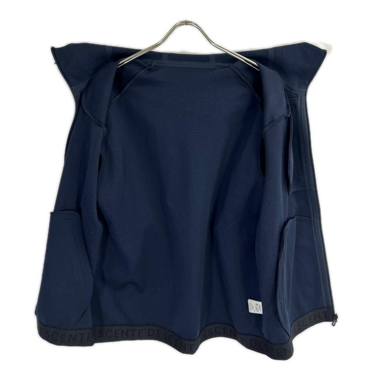 DESCENTE デサント DJMXGF12 ネイビー テックジャガード フーディージャケット ジャケット