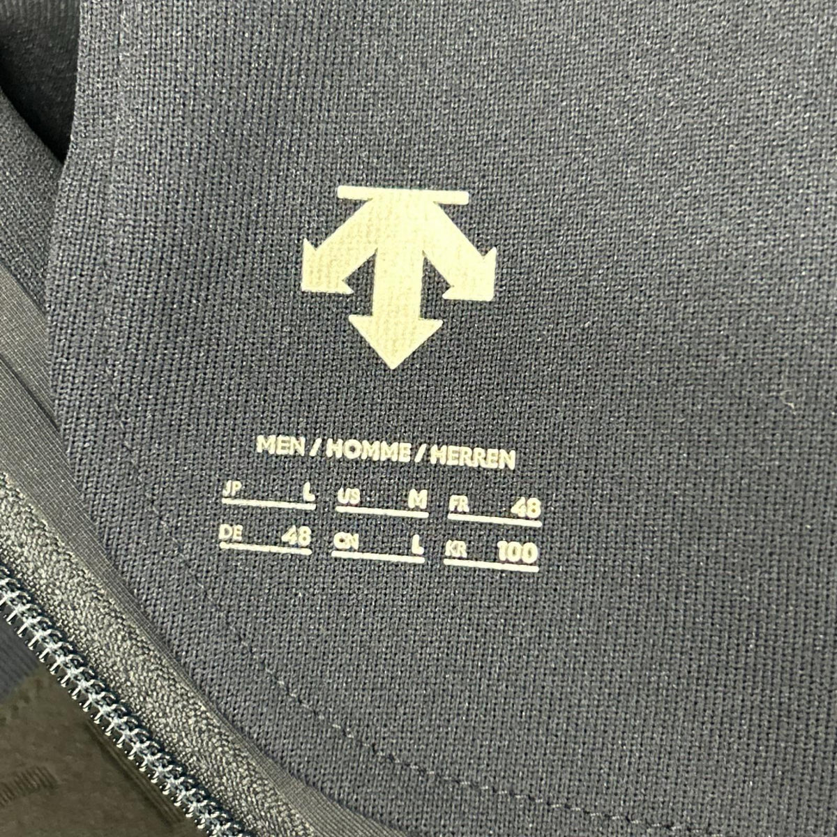 DESCENTE デサント DJMXGF12 ネイビー テックジャガード フーディージャケット ジャケット