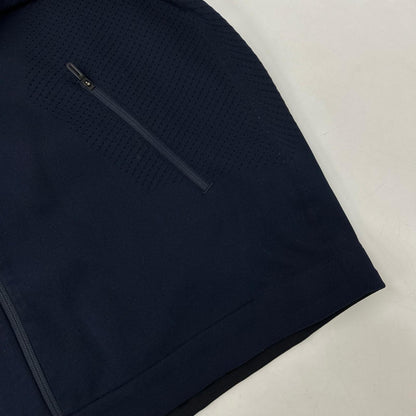 DESCENTE デサント DJMXGF12 ネイビー テックジャガード フーディージャケット ジャケット