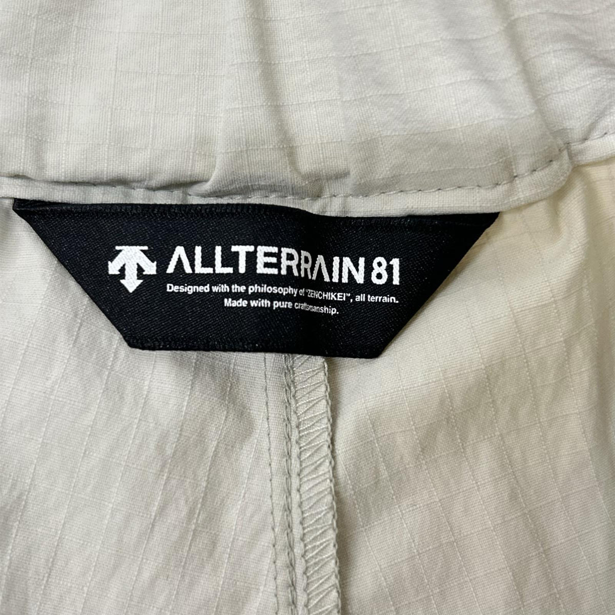 DESCENTE デサント 【ALLTERRAIN】D06SLP06M ライトベージュ コーデュラストレッチリップストップカーゴパンツ ボトムス