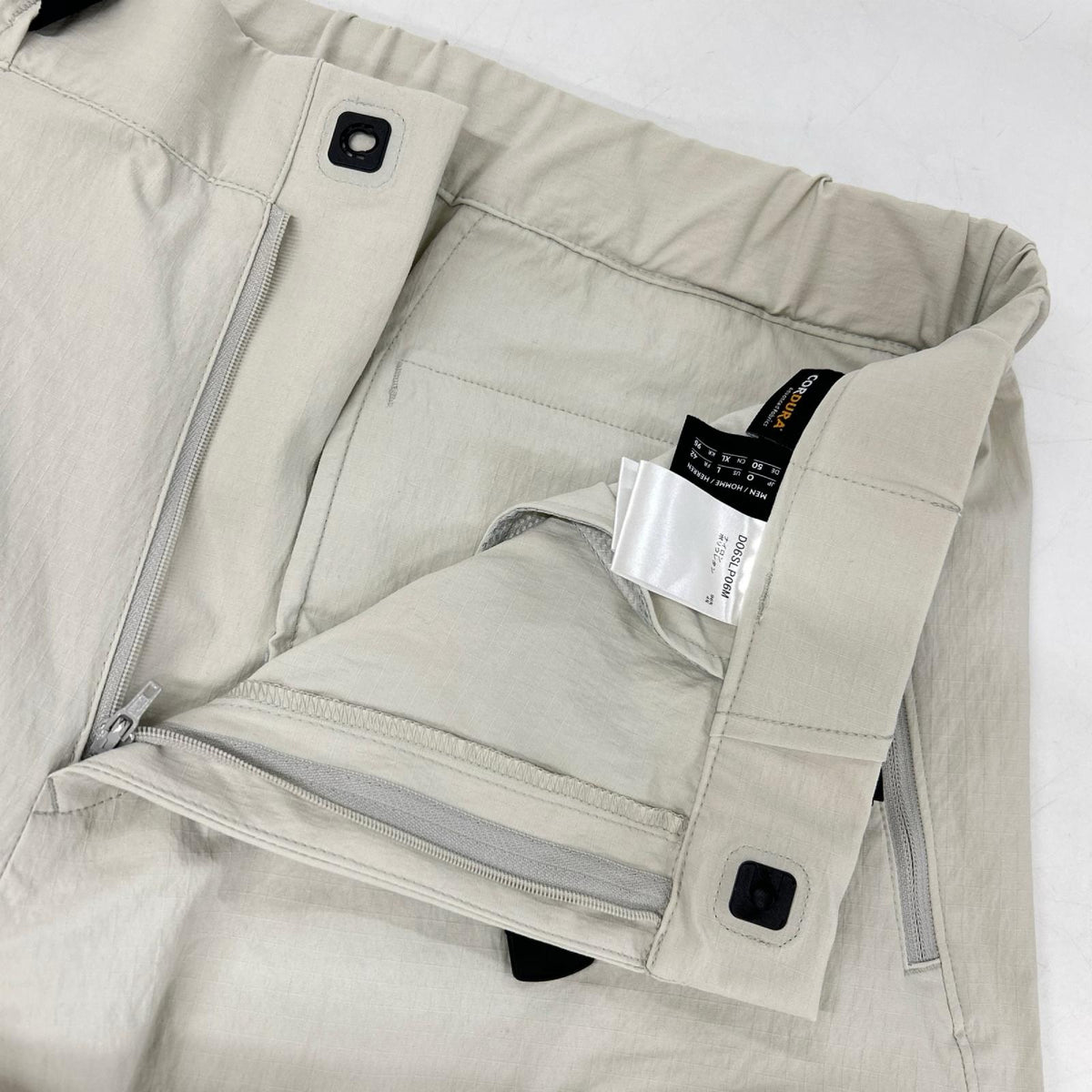 DESCENTE デサント 【ALLTERRAIN】D06SLP06M ライトベージュ コーデュラストレッチリップストップカーゴパンツ ボトムス