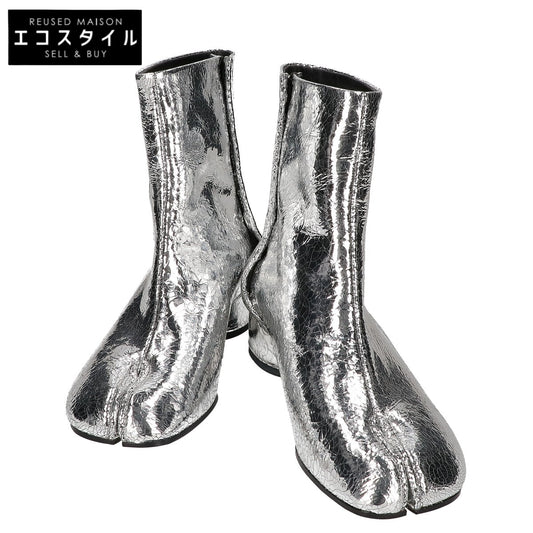 Maison margiela メゾンマルジェラ 【新品同様】22 S58WU0273 TABI タビ ブロークンミラー アンクルブーツ シューズ