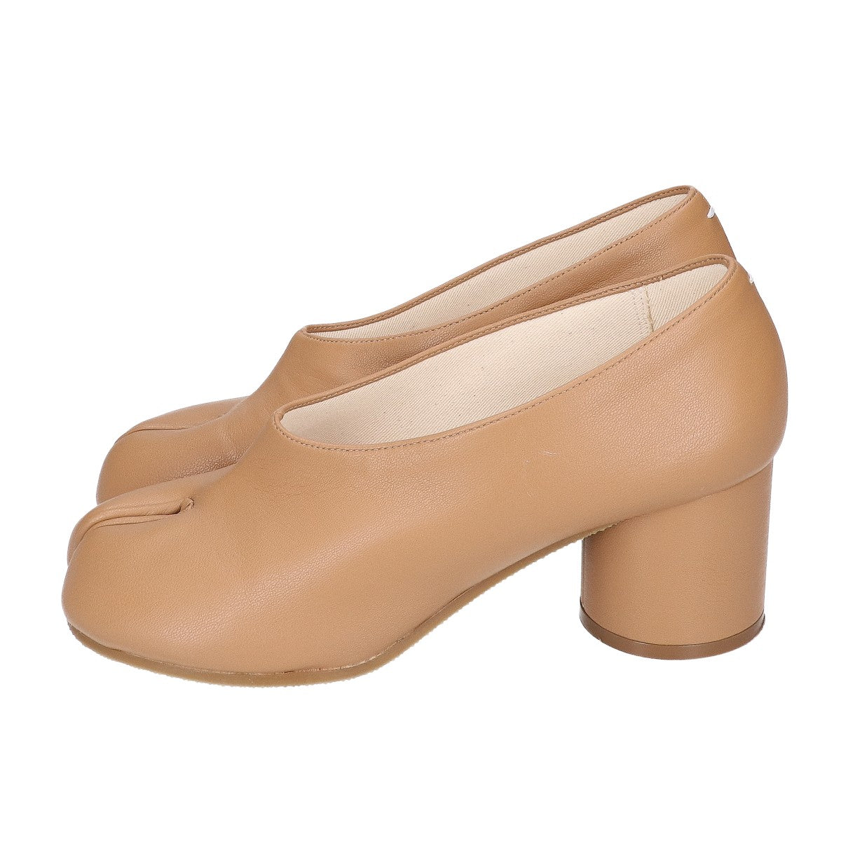 Maison margiela メゾンマルジェラ 美品 S58WL0221 TABI/タビ レザー チャンキーヒールパンプス シューズ