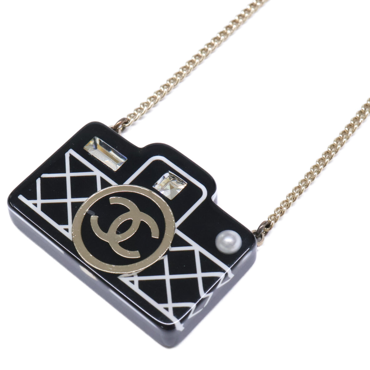 CHANEL シャネル D19C ココマーク カメラモチーフ ネックレス