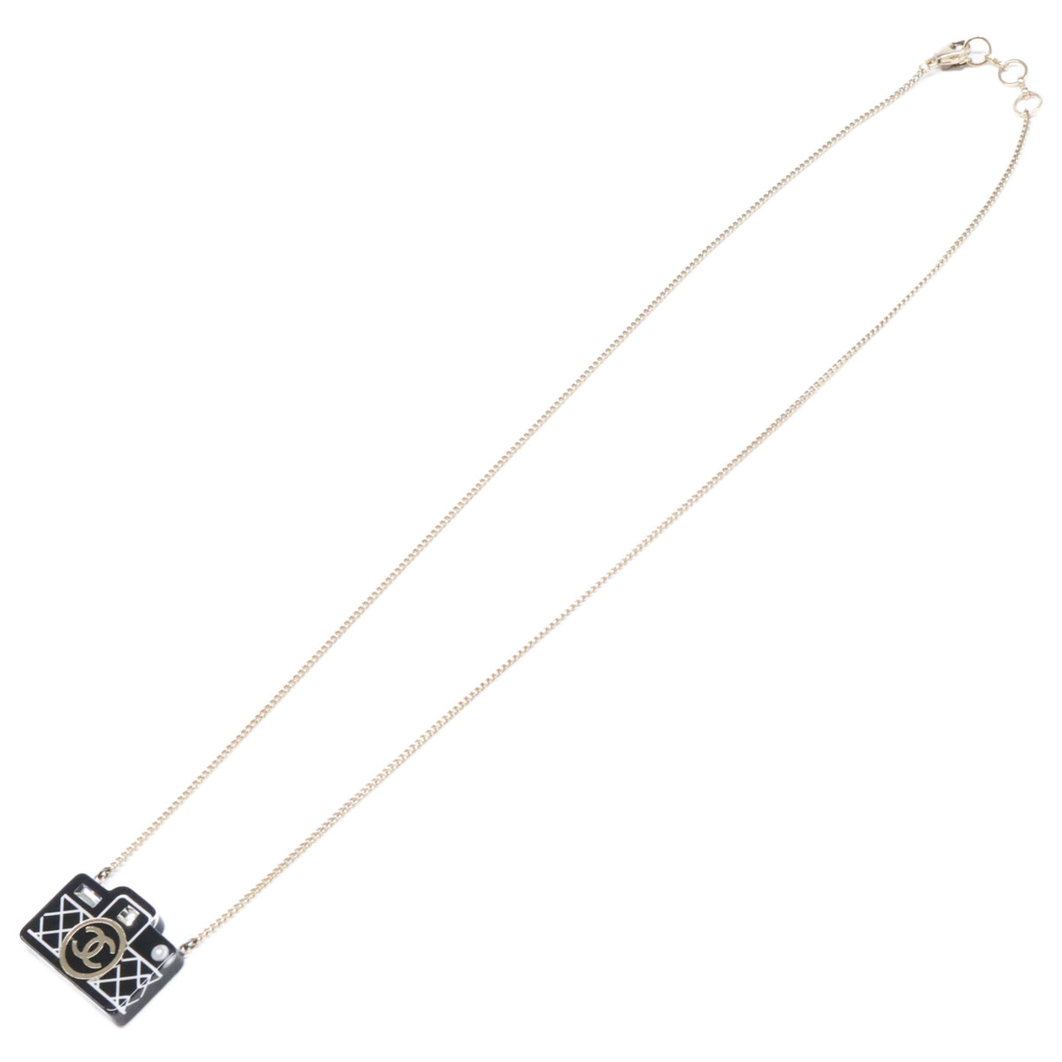 CHANEL シャネル D19C ココマーク カメラモチーフ ネックレス