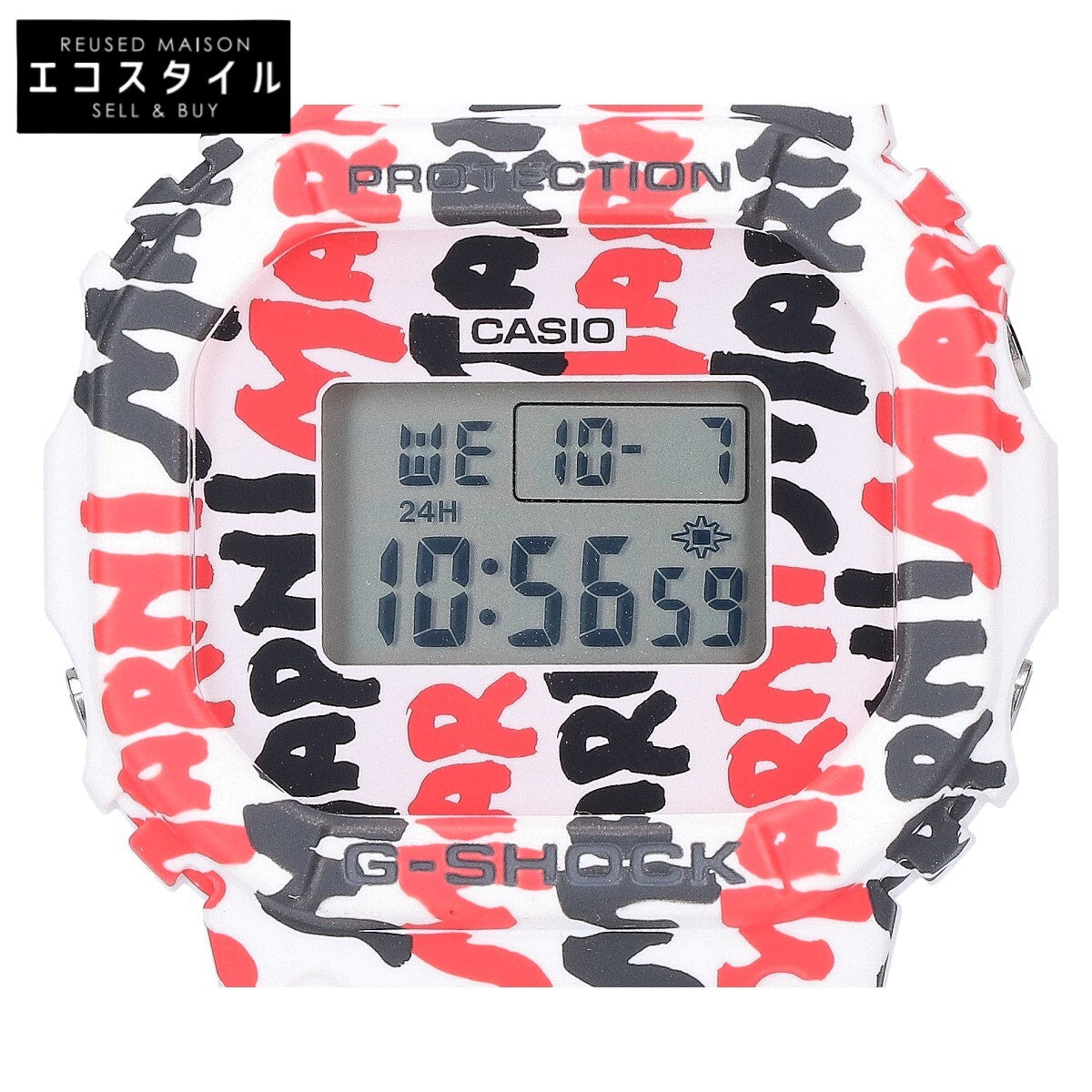 MARNI マルニ x G-SHOCK ジーショック GMD-S5610MA-7ER シグニチャーロゴ デジタルウォッチ 腕時計