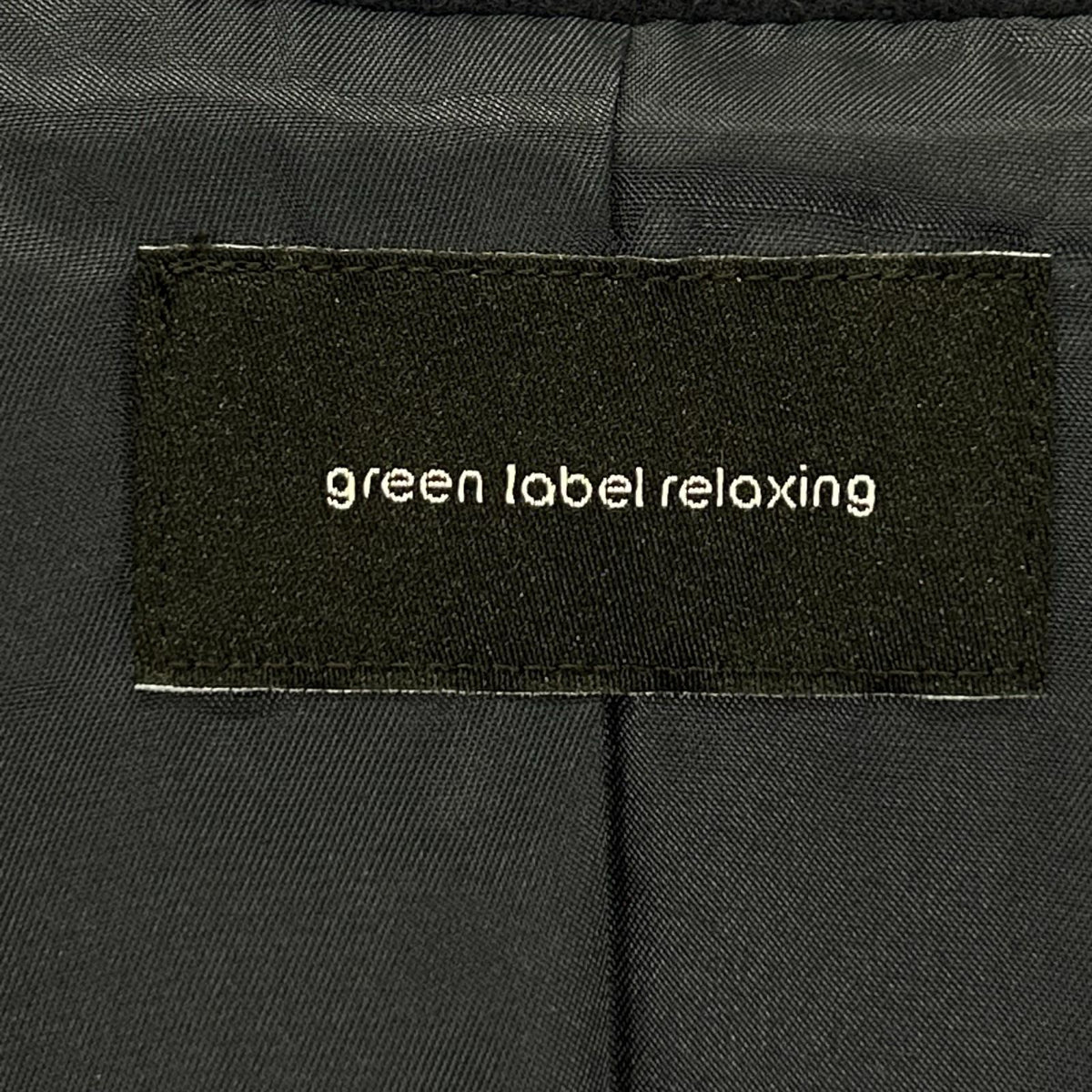 green label relaxing グリーンレーベルリラクシング ネイビー フォルム メルトン ジャネラル コート コート