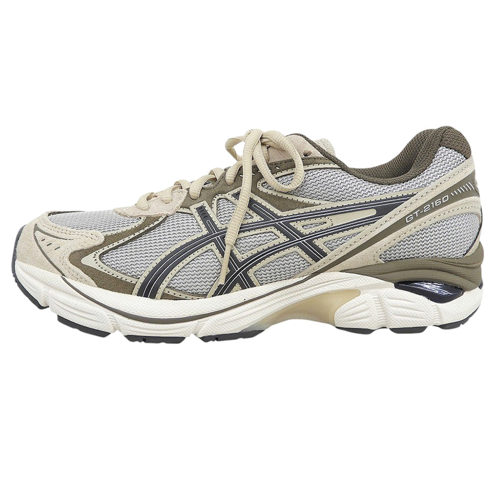 asics アシックス 新品同様 GT-2160 メッシュ スニーカー シューズ レディース グレー×グレージュ 25.0cm 1203A605 シューズ