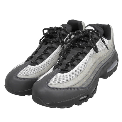 NIKE ナイキ 美品 AIR MAX95 ビッグバブル レザーペイズリー シューズ メンズ ブラック×グレー 27.5cm IR0802-100 シューズ