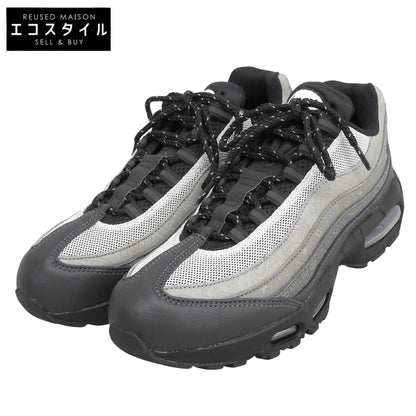 NIKE ナイキ 美品 AIR MAX95 ビッグバブル レザーペイズリー シューズ メンズ ブラック×グレー 27.5cm IR0802-100 シューズ