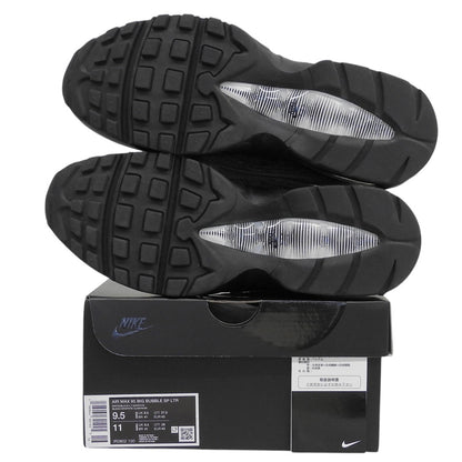 NIKE ナイキ 美品 AIR MAX95 ビッグバブル レザーペイズリー シューズ メンズ ブラック×グレー 27.5cm IR0802-100 シューズ