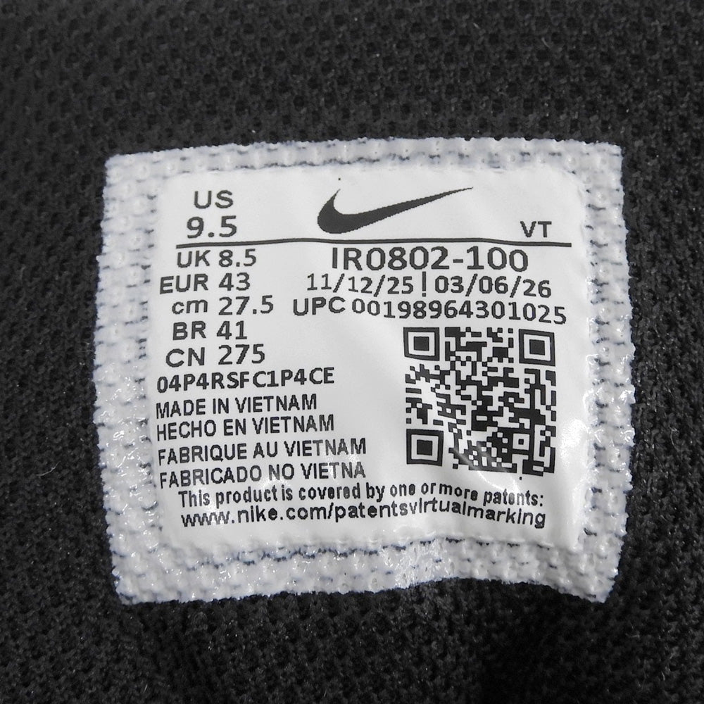 NIKE ナイキ 美品 AIR MAX95 ビッグバブル レザーペイズリー シューズ メンズ ブラック×グレー 27.5cm IR0802-100 シューズ