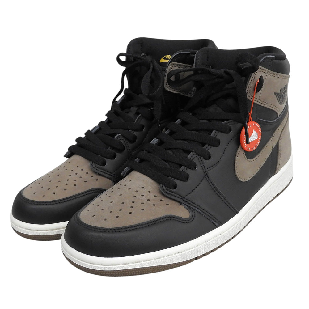 NIKE ナイキ 新品同様 AIR JORDAN1 HIGH OG PALOMINO/パロミノ スニーカー シューズ メンズ ブラウン×ブラック 29cm DZ5485-051 シューズ