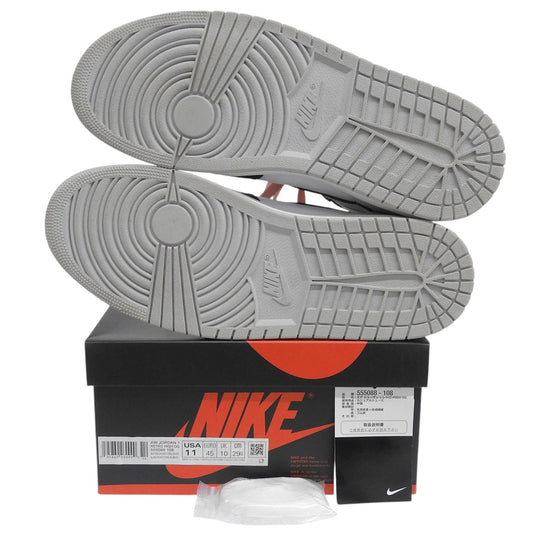 NIKE ナイキ 美品 Air Jordan 1 High Bleached Coral/ブリーチドコーラル スニーカー シューズ メンズ ホワイト×ブラック 29cm 555088-108 シューズ