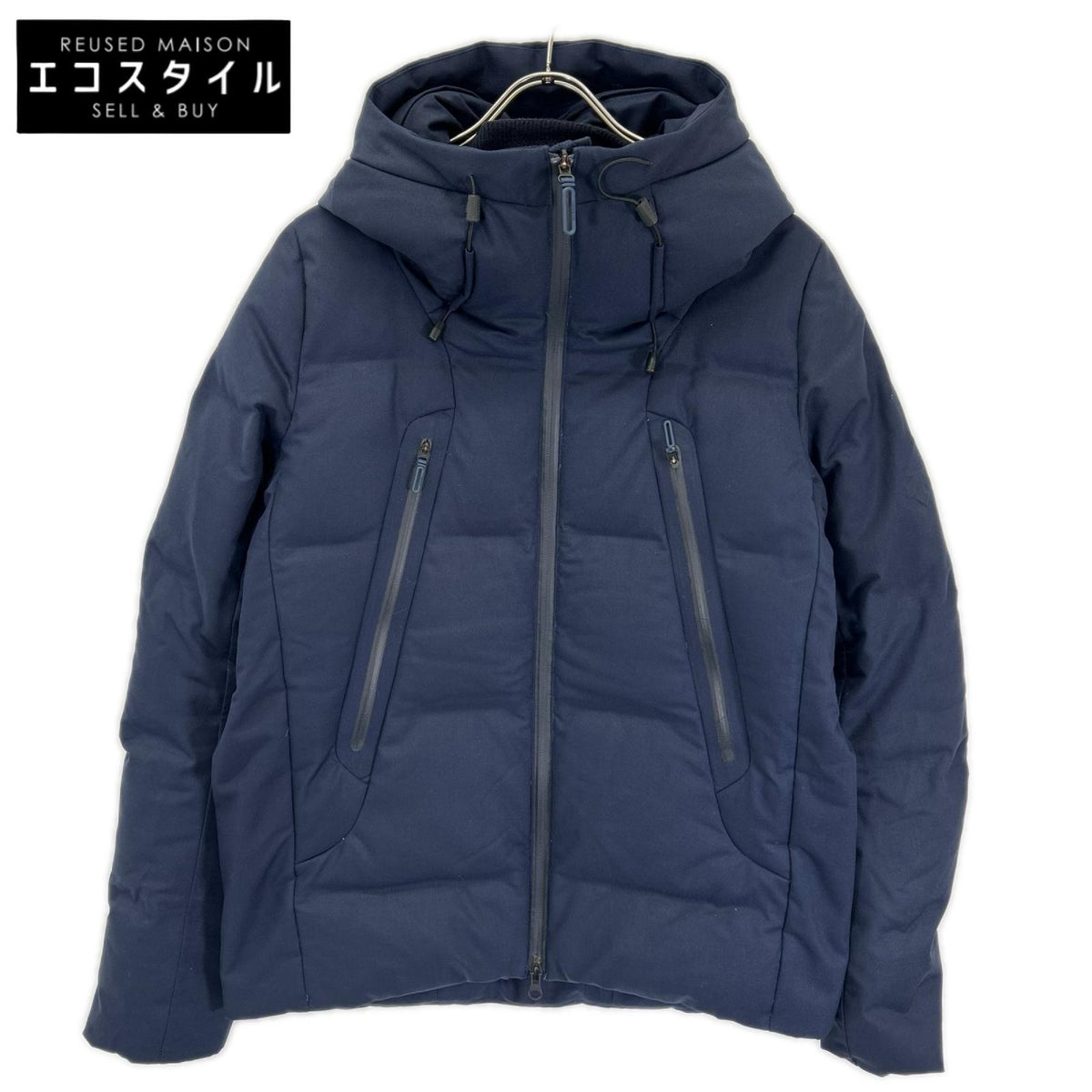 DESCENTE デサント 【水沢ダウン×EDIFICE別注】DOR-G9115 ネイビー オルテライン マウンテニア フーデッドダウンジャケット コート