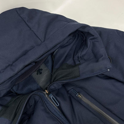 DESCENTE デサント 【水沢ダウン×EDIFICE別注】DOR-G9115 ネイビー オルテライン マウンテニア フーデッドダウンジャケット コート