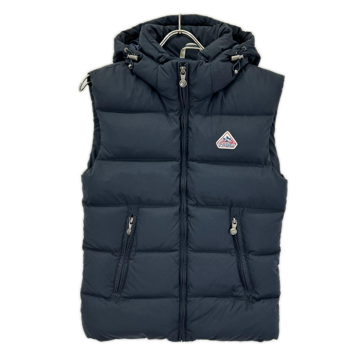 PYRENEX ピレネックス CFU161600023 ネイビー SPOUTINC VEST SMOOTH フーデッドダウンベスト ベスト