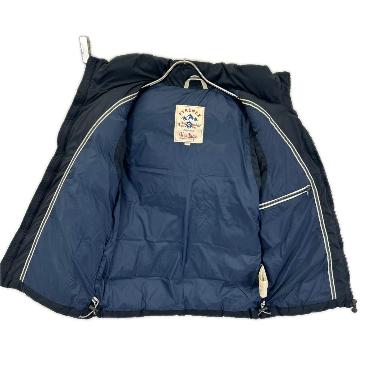 PYRENEX ピレネックス CFU161600023 ネイビー SPOUTINC VEST SMOOTH フーデッドダウンベスト ベスト
