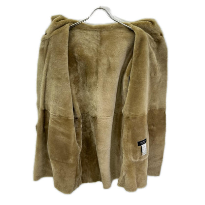 Unknown LONDON アンノウン 【Demi-Luxe BEAMS別注】ブラウン ムートン トグルボタン ダッフルコート コート