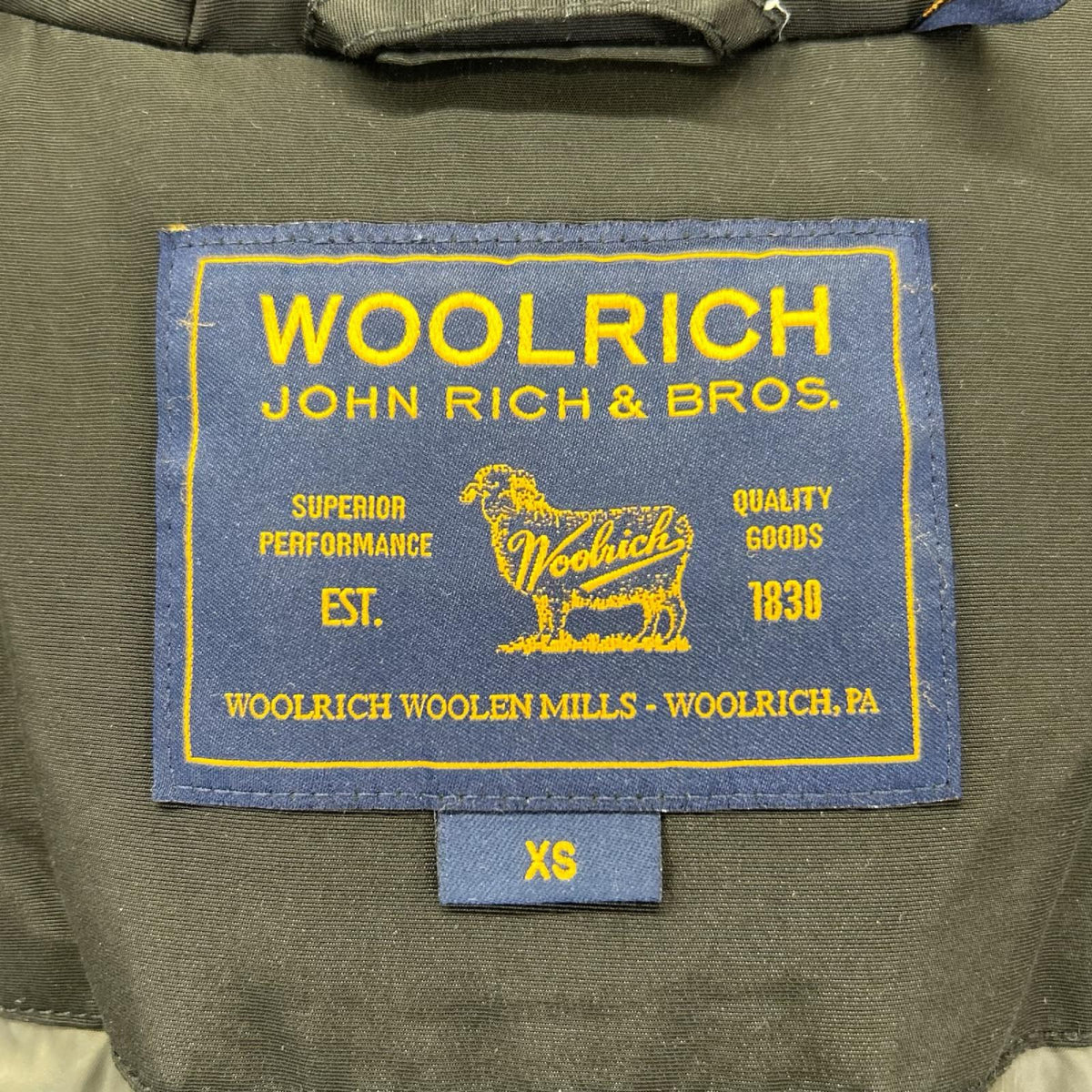 WOOLRICH ウールリッチ 1602175 ブラック ロクヨンクロス ARCTIC PARKA/アークティック パーカ コート