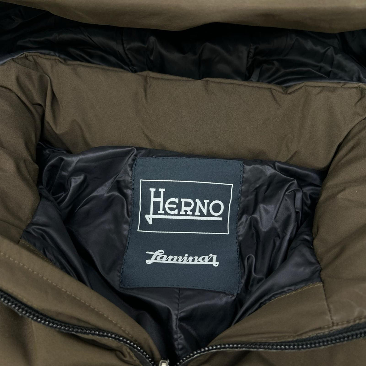 HERNO ヘルノ ブラウン ナイロン ゴアウィンドストッパー Laminar/ラミナー ダウンジャケット ジャケット