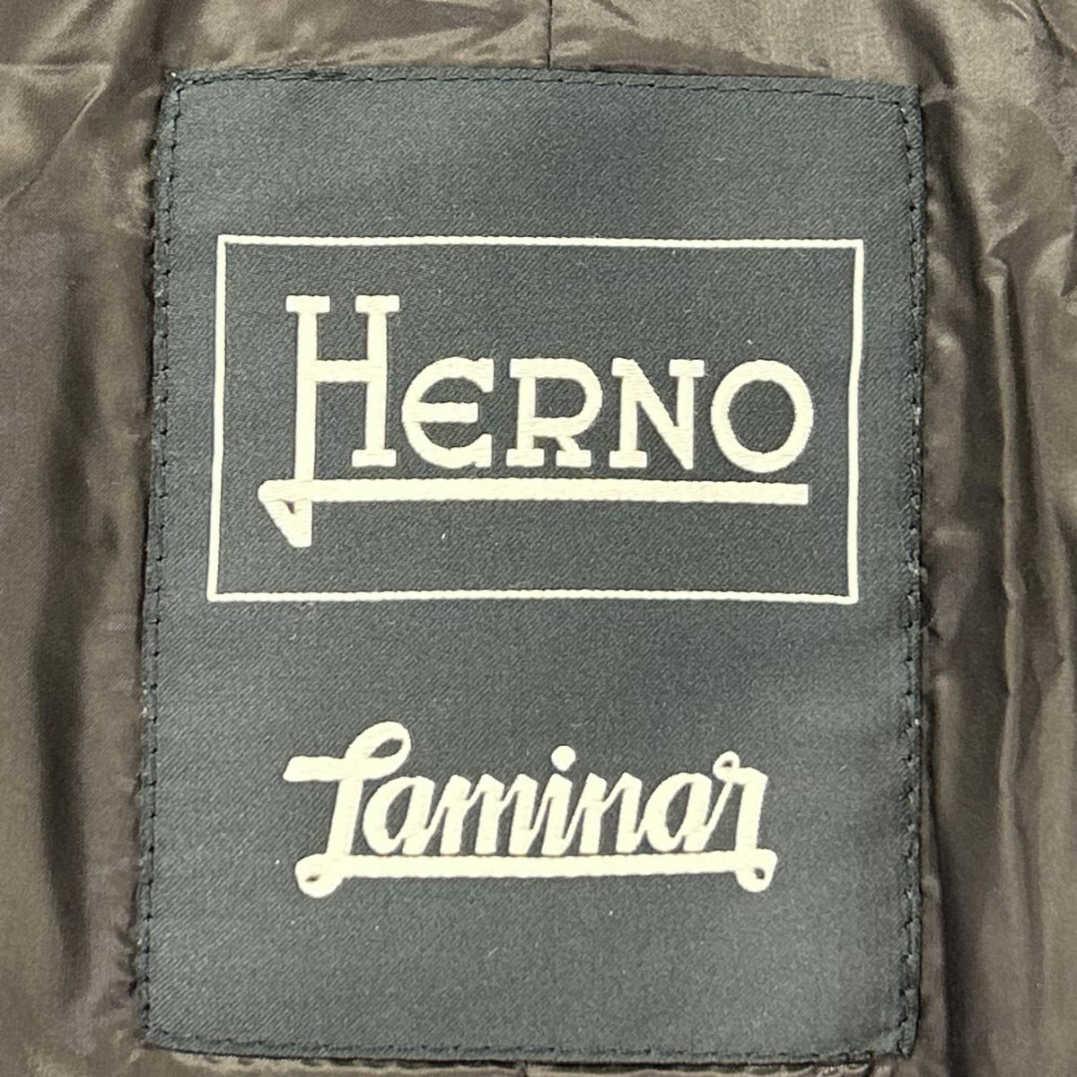 HERNO ヘルノ ブラウン ナイロン ゴアウィンドストッパー Laminar/ラミナー ダウンジャケット ジャケット