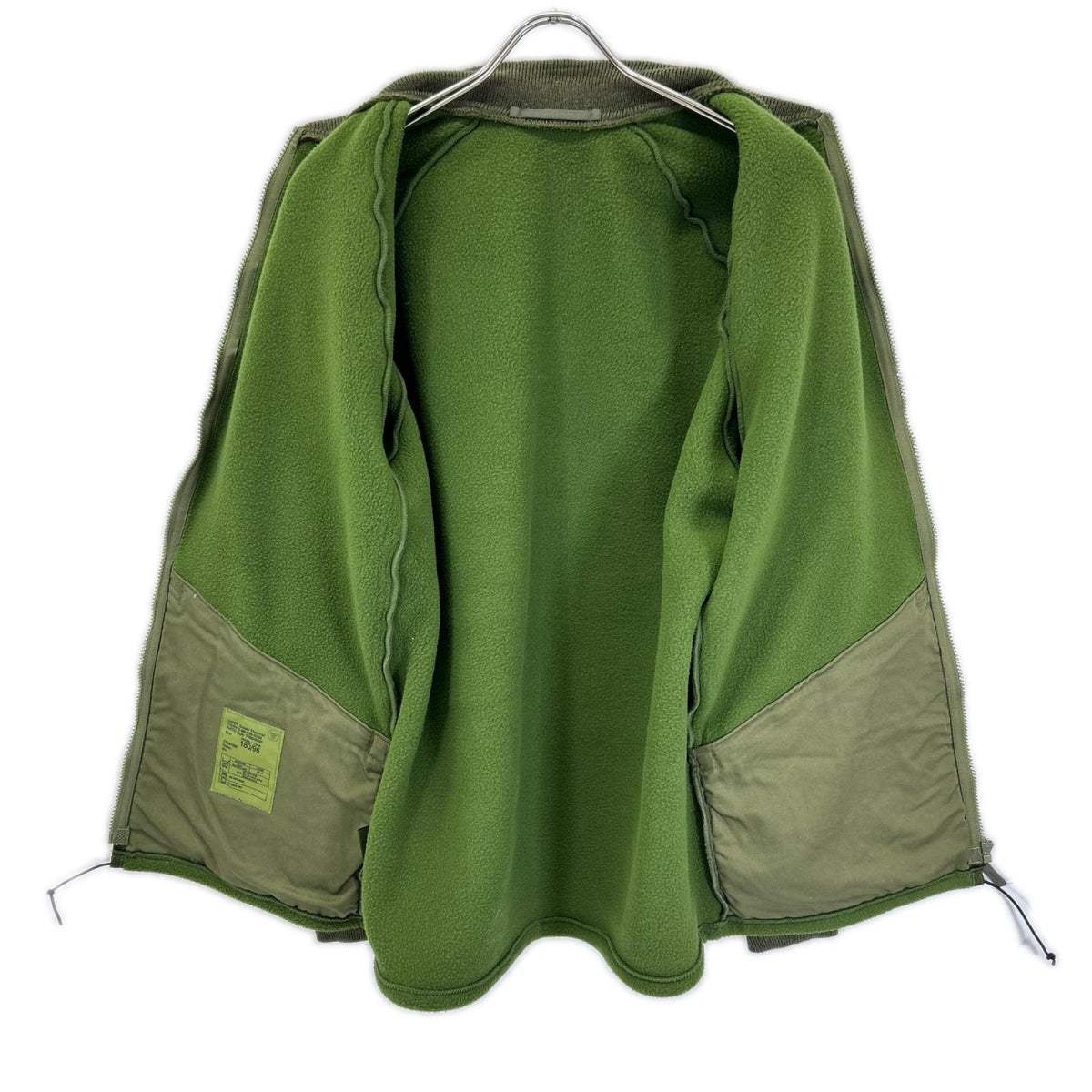 MILITARY ミリタリー 【DCTA】グリーン イギリス軍 Liner Green Tharmal フリース ジャケット ジャケット