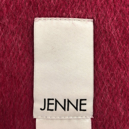 JENNE ジェンヌ マゼンタ リバーウールシルクコート トップス