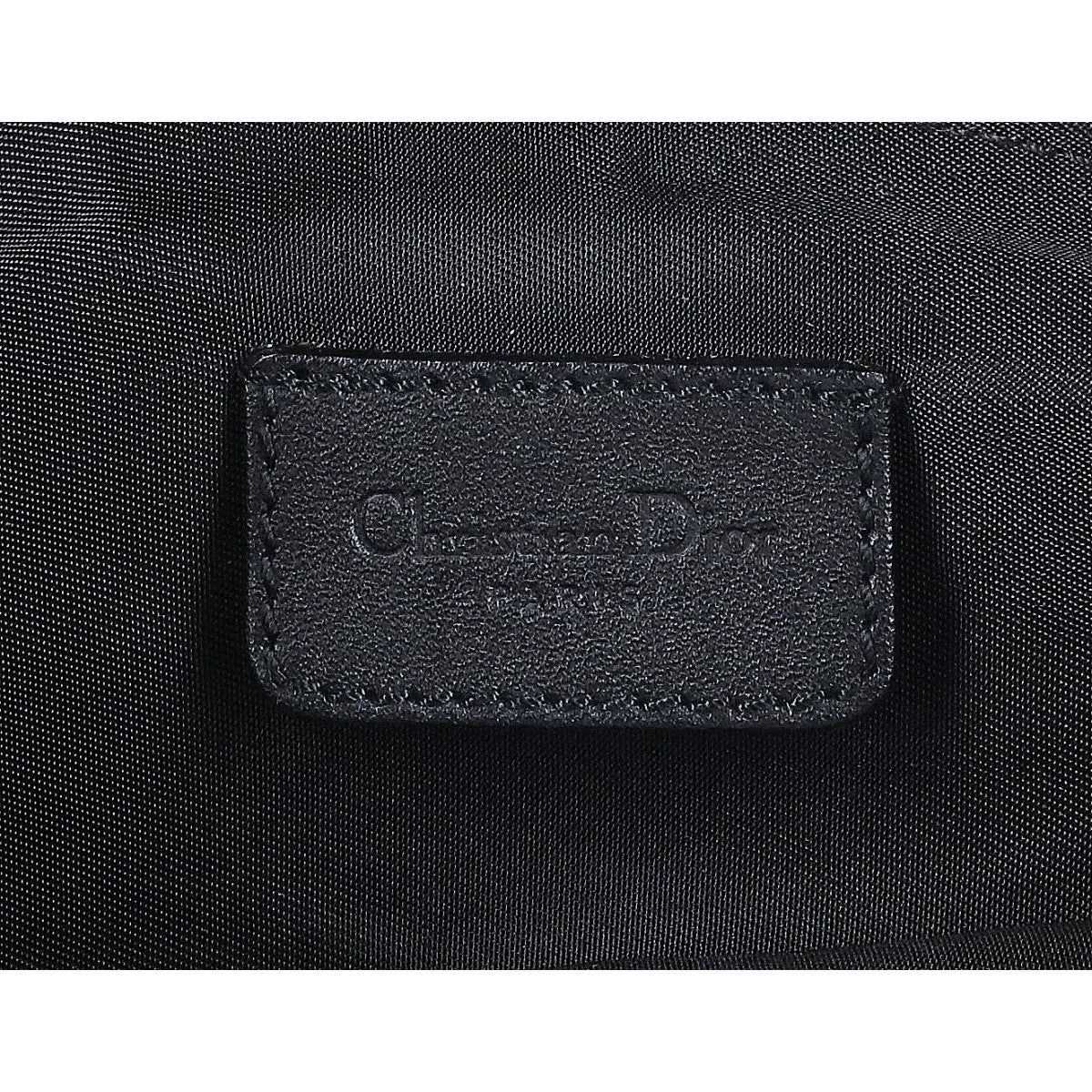 Christian Dior クリスチャンディオール 02年製 トロッター ジャカード サドルポーチ ワン ショルダーバッグ