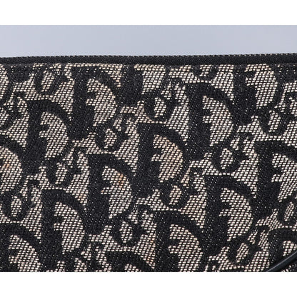 Christian Dior クリスチャンディオール 02年製 トロッター ジャカード サドルポーチ ワン ショルダーバッグ