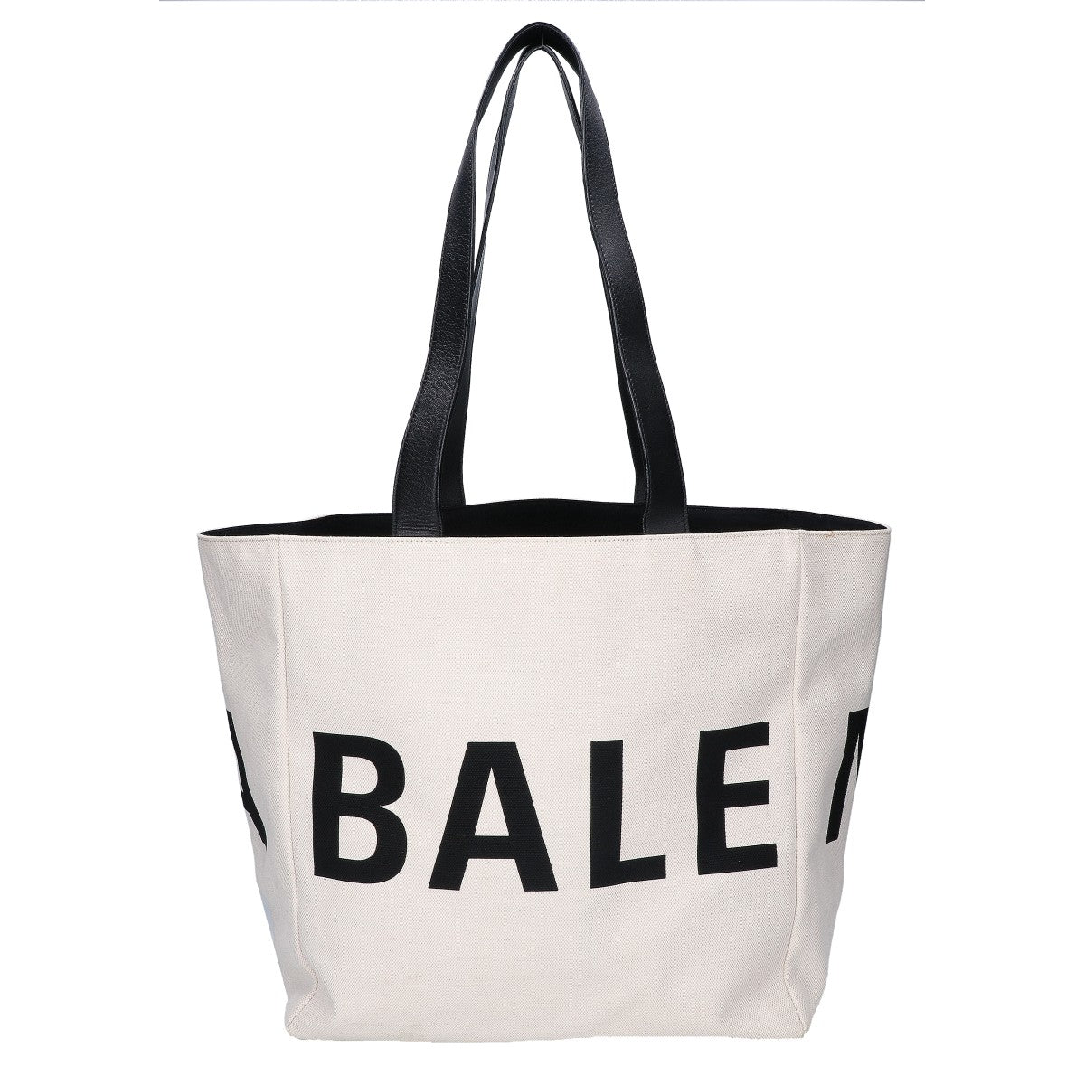 BALENCIAGA バレンシアガ 544463 ロゴ キャンバス/レザー トートバッグ