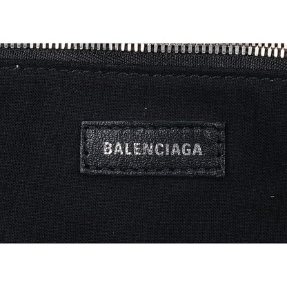 BALENCIAGA バレンシアガ 544463 ロゴ キャンバス/レザー トートバッグ