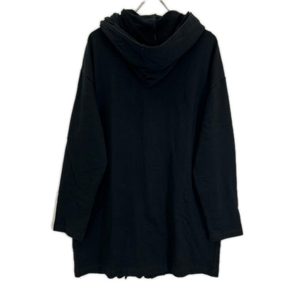 REGULATION Yohji Yamamoto レギュレーション ヨウジヤマモト HW-T55-074 26年 ブラック 40/20 MINI FRENCH TERRY HOODED COAT フーデットコート ジャケット