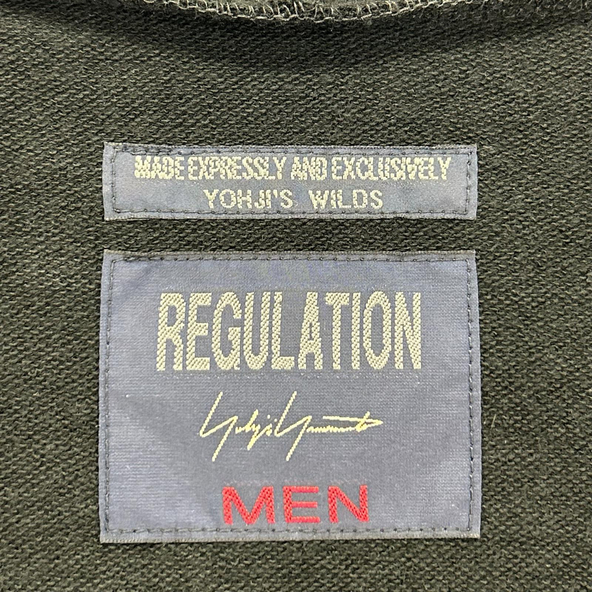 REGULATION Yohji Yamamoto レギュレーション ヨウジヤマモト HW-T55-074 26年 ブラック 40/20 MINI FRENCH TERRY HOODED COAT フーデットコート ジャケット