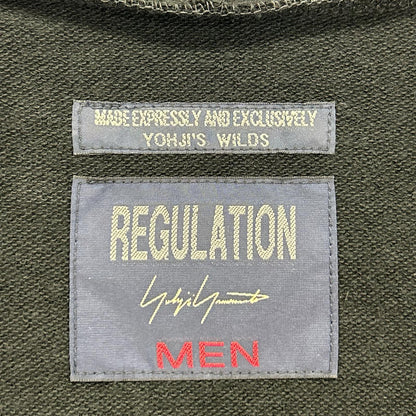 REGULATION Yohji Yamamoto レギュレーション ヨウジヤマモト HW-T55-074 26年 ブラック 40/20 MINI FRENCH TERRY HOODED COAT フーデットコート ジャケット