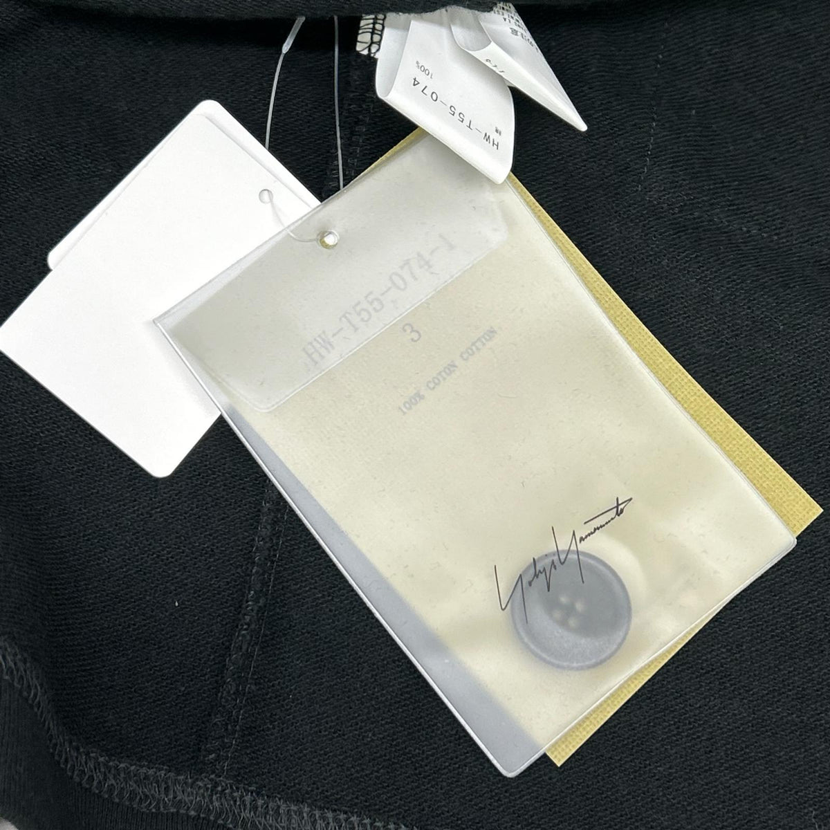 REGULATION Yohji Yamamoto レギュレーション ヨウジヤマモト HW-T55-074 26年 ブラック 40/20 MINI FRENCH TERRY HOODED COAT フーデットコート ジャケット