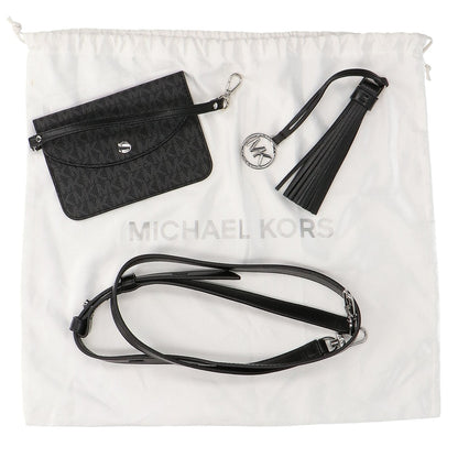 MICHAEL KORS マイケルコース 【美品】WILLA MKシグネチャー プリーツ コンバーチブル グラブトート エクストラスモール ハンドバッグ