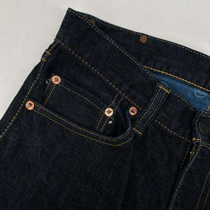 桃太郎ジーンズ 桃太郎ジーンズ MZJE00154S インディゴ スリムテーパード セルビッチデニムパンツ ボトムス