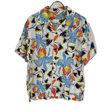 SUN SURF サンサーフ SS39217 ホワイト CATTLEYA ORCHID/カトレアオーキッド アロハシャツ トップス