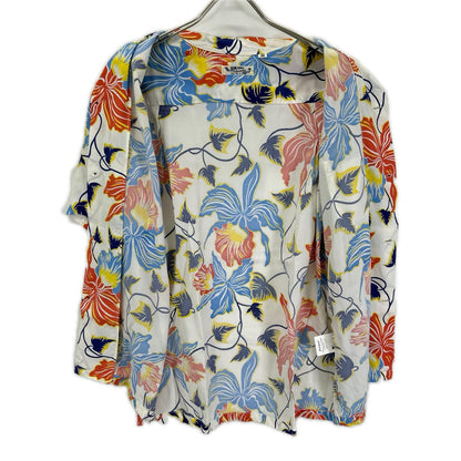 SUN SURF サンサーフ SS39217 ホワイト CATTLEYA ORCHID/カトレアオーキッド アロハシャツ トップス