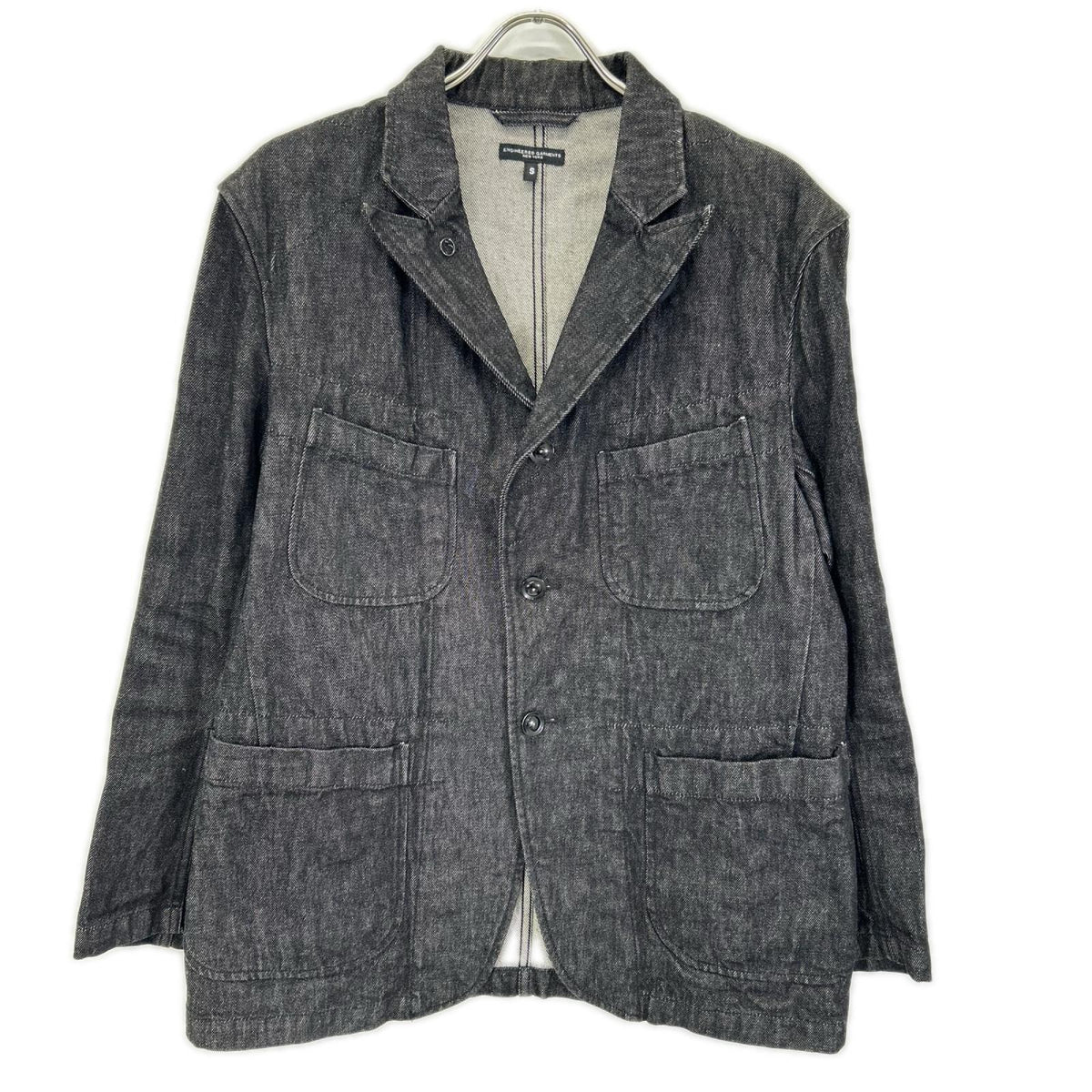 Engineered Garments エンジニアードガーメンツ ブラック ピークドラペル ベッドフォード デニムジャケット ジャケット