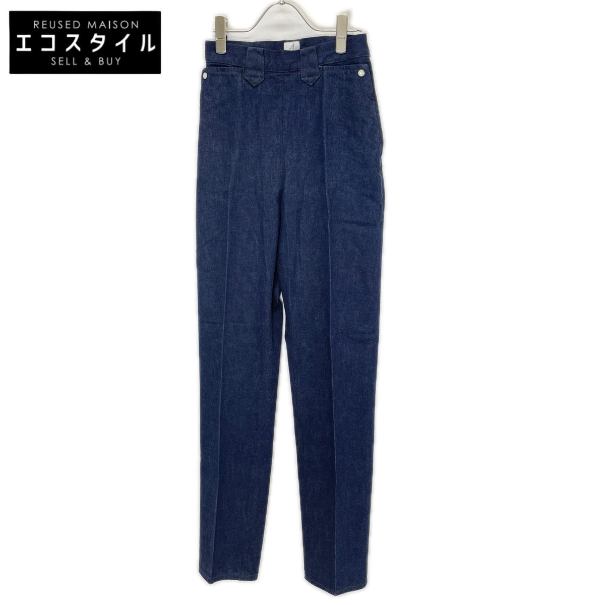 ANATOMICA アナトミカ 531-602-03 インディゴ FRONTIER LADY PANTS ハイウエストデニムスラックスパンツ ボトムス