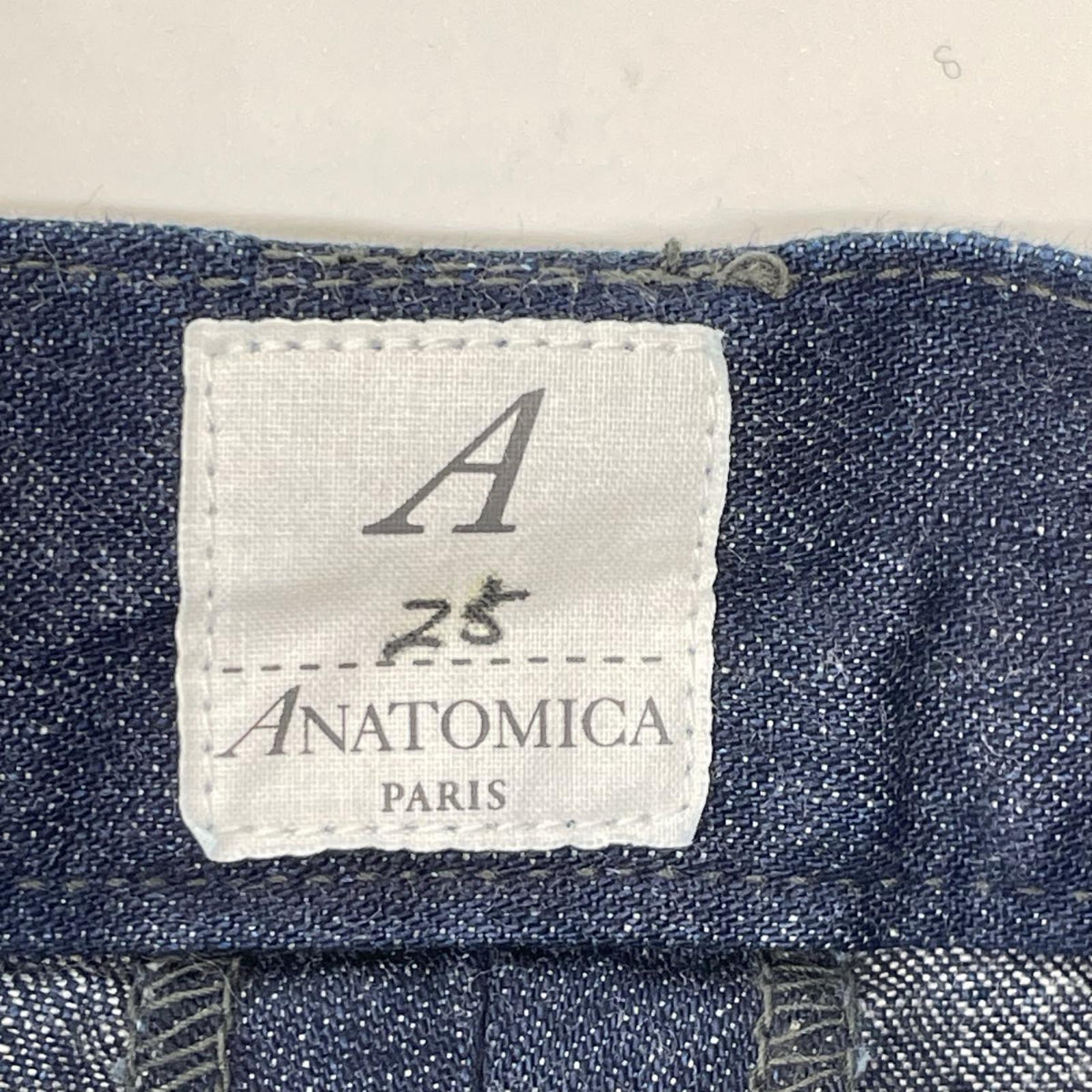 ANATOMICA アナトミカ 531-602-03 インディゴ FRONTIER LADY PANTS ハイウエストデニムスラックスパンツ ボトムス
