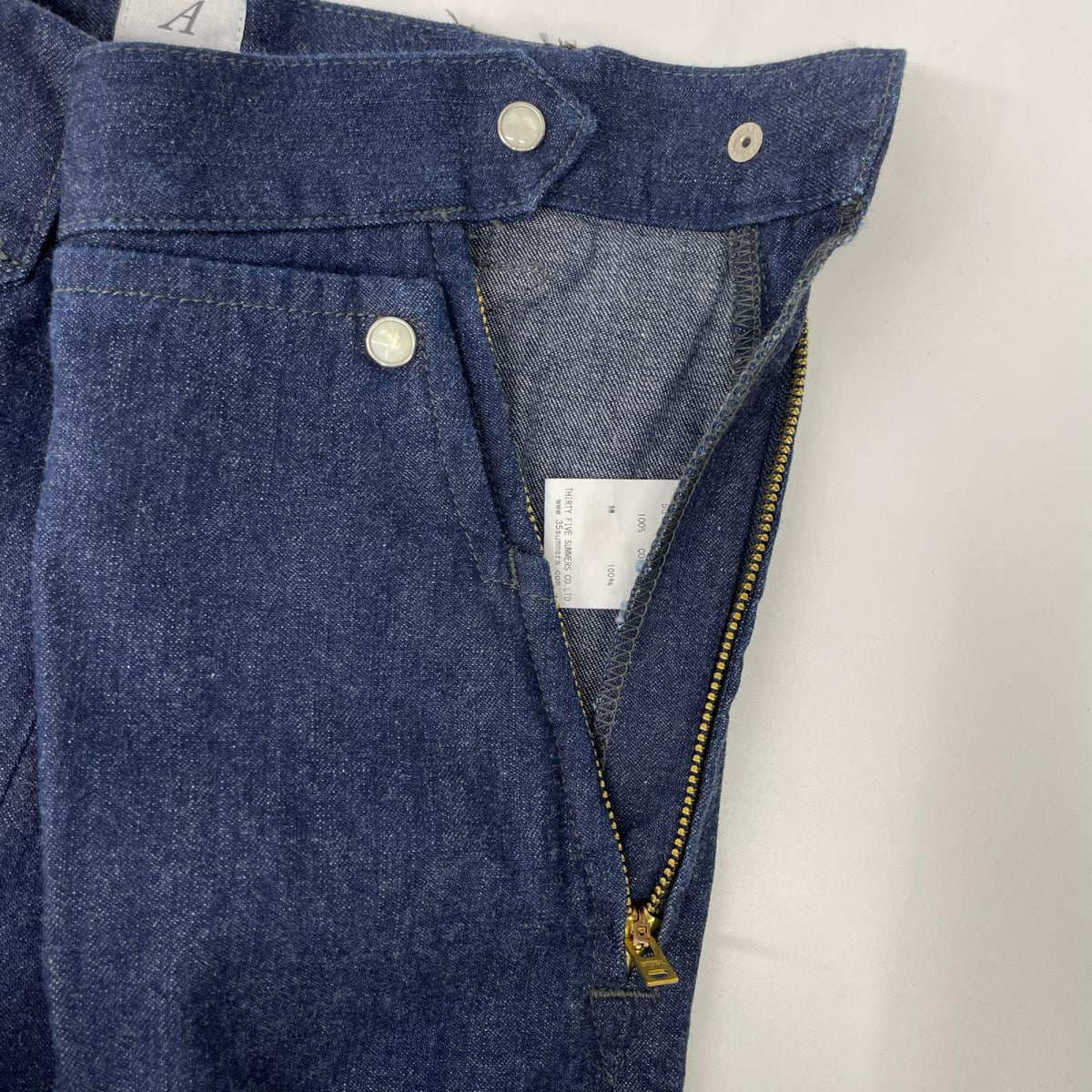 ANATOMICA アナトミカ 531-602-03 インディゴ FRONTIER LADY PANTS ハイウエストデニムスラックスパンツ ボトムス