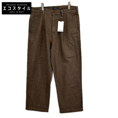PORTANCE ポータンス PC01C011-PT03 26SS ブラウン ヘンプ混 HEMP MIX SLACKS デニムパンツ ボトムス